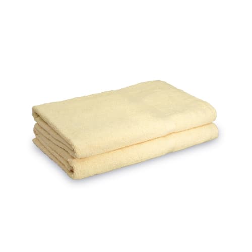 Fairview Pool & Beach Towel, Cotton Woven Dobby Border, 34x70, 18.0 lbs/dz, Vanilla